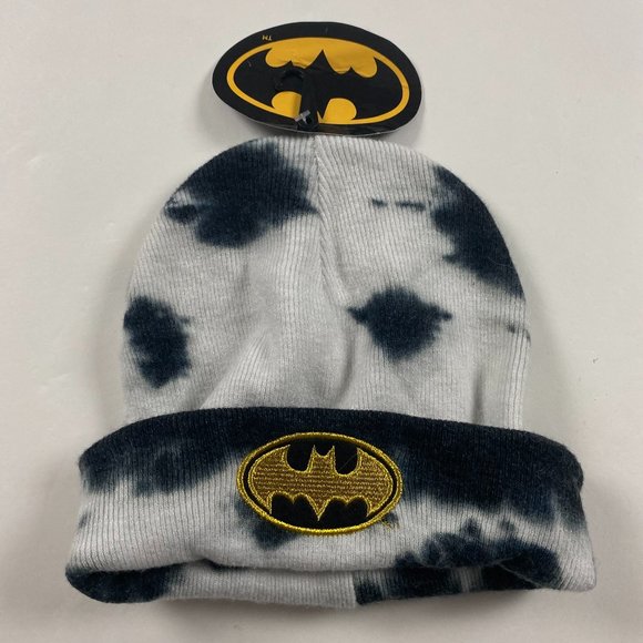 NEW Batman Winter Beanie Hat Cap DC Comics Ski Pom Pom Adult Men's Women's - Picture 1 of 7